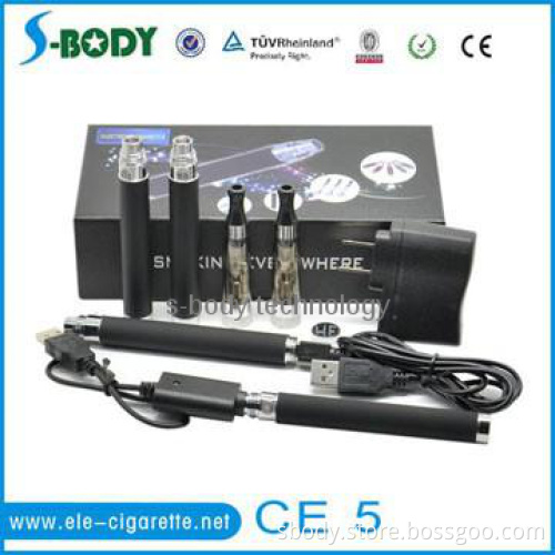 high quality e-cig ego ce5 clearomizer signle dual coil ce5 atomizer
